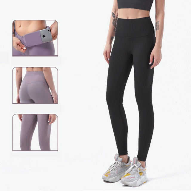 High Waist Naked feeling Leggings Push Up Sport Women Fitness Running Yoga Pants Energy Seamless Leggings Gym Girl leggings