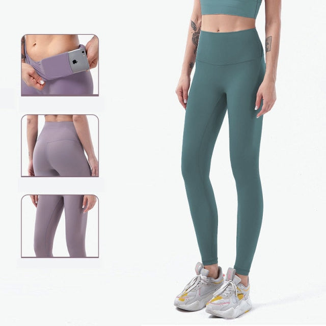 High Waist Naked feeling Leggings Push Up Sport Women Fitness Running Yoga Pants Energy Seamless Leggings Gym Girl leggings
