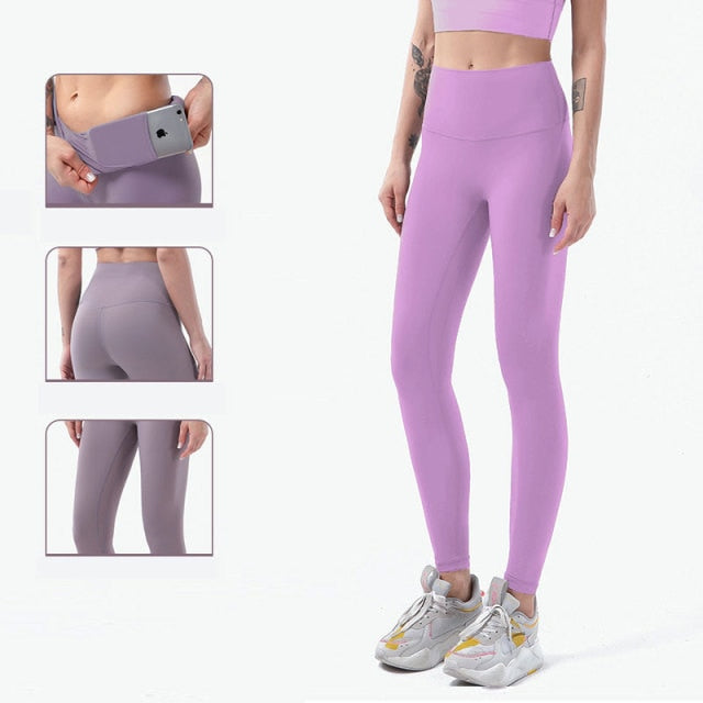 High Waist Naked feeling Leggings Push Up Sport Women Fitness Running Yoga Pants Energy Seamless Leggings Gym Girl leggings