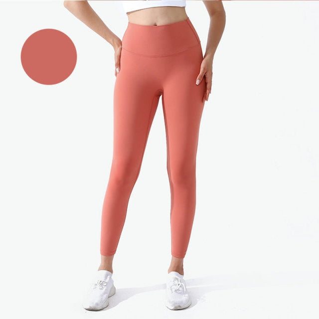 High Waist Naked feeling Leggings Push Up Sport Women Fitness Running Yoga Pants Energy Seamless Leggings Gym Girl leggings