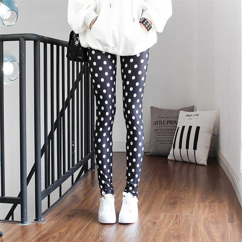 C2C Ankle Length Ladies Colorful Print Leggings