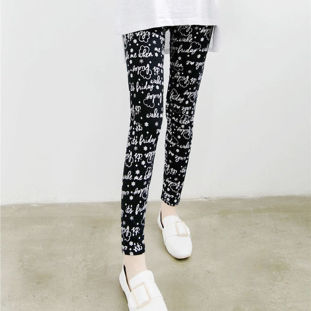 C2C Ankle Length Ladies Colorful Print Leggings
