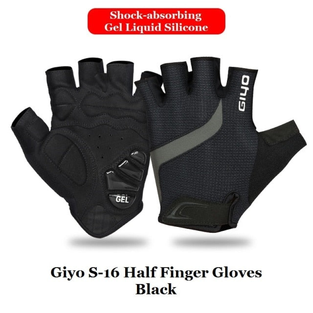 C2C Giyo Breaking Wind Anti-slip Half Finger Bicycle Gloves