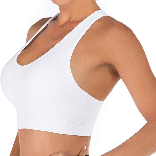 Ladies Push Up Yoga Sport Bra