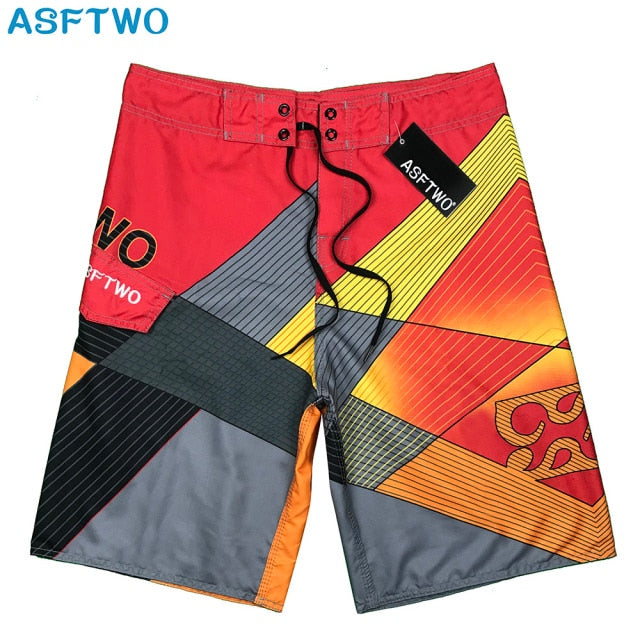 Plus size  Casual Shorts Mens boardshorts men BoardNew bermuda masculina Pants Beach wear Quick dry print swiming swimsuit LETTE
