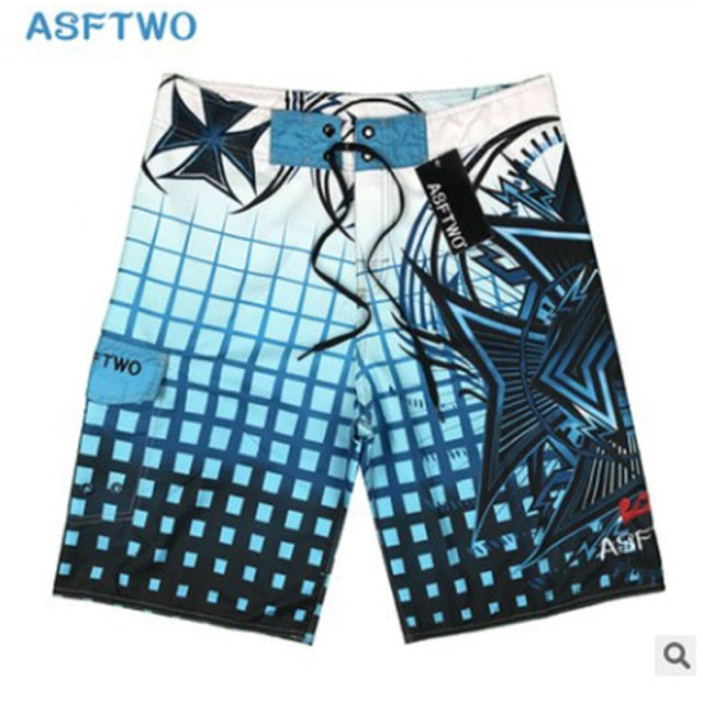Plus size  Casual Shorts Mens boardshorts men BoardNew bermuda masculina Pants Beach wear Quick dry print swiming swimsuit LETTE