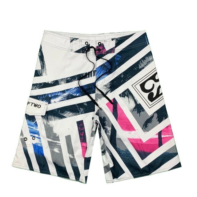 Plus size  Casual Shorts Mens boardshorts men BoardNew bermuda masculina Pants Beach wear Quick dry print swiming swimsuit LETTE