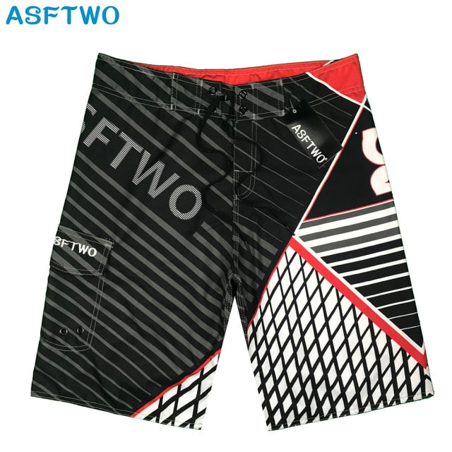 Plus size  Casual Shorts Mens boardshorts men BoardNew bermuda masculina Pants Beach wear Quick dry print swiming swimsuit LETTE
