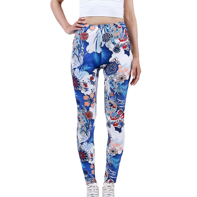 YSDNCHI 2021 Camouflage Womens for Leggins Graffiti Style Slim Stretch Trouser Army Green Leggings Deportes Pants K085
