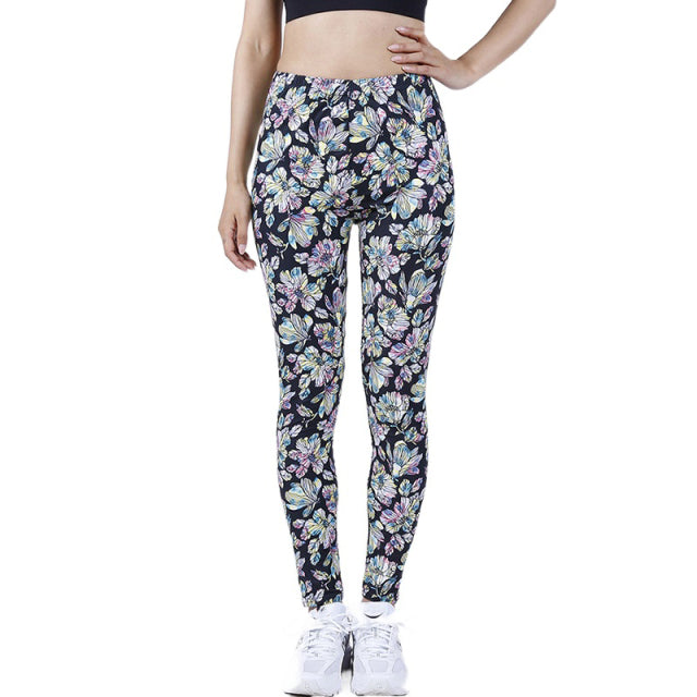 YSDNCHI 2021 Camouflage Womens for Leggins Graffiti Style Slim Stretch Trouser Army Green Leggings Deportes Pants K085