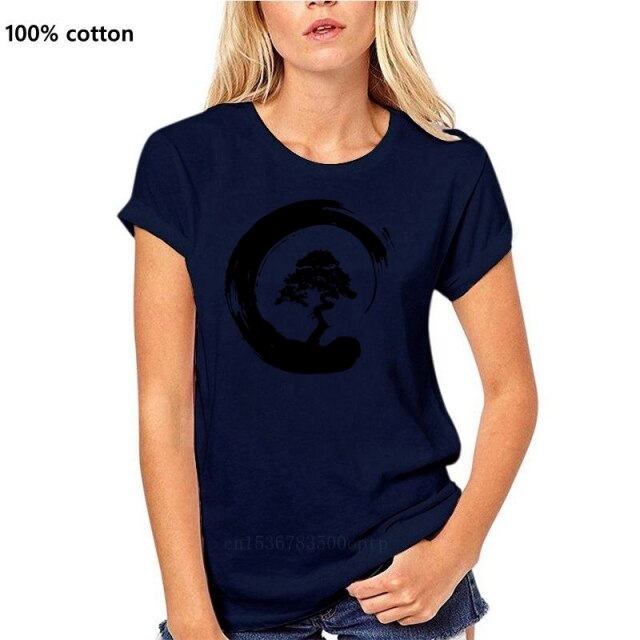 La Maxpa Humor Zen Bonsai Tree Japanese Yin Yang Temple mens t-shirt