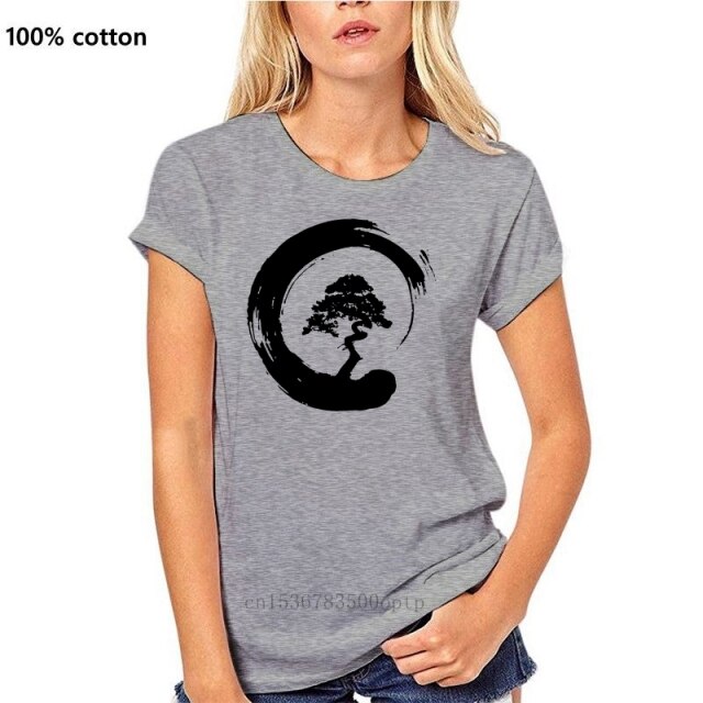 La Maxpa Humor Zen Bonsai Tree Japanese Yin Yang Temple mens t-shirt