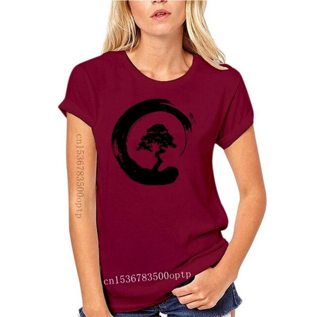 La Maxpa Humor Zen Bonsai Tree Japanese Yin Yang Temple mens t-shirt