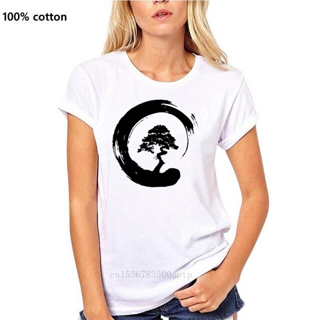 La Maxpa Humor Zen Bonsai Tree Japanese Yin Yang Temple mens t-shirt