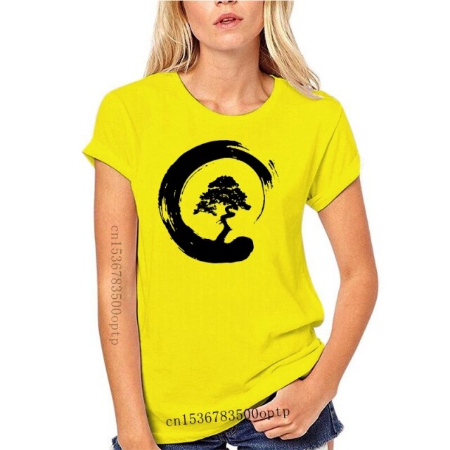 La Maxpa Humor Zen Bonsai Tree Japanese Yin Yang Temple mens t-shirt