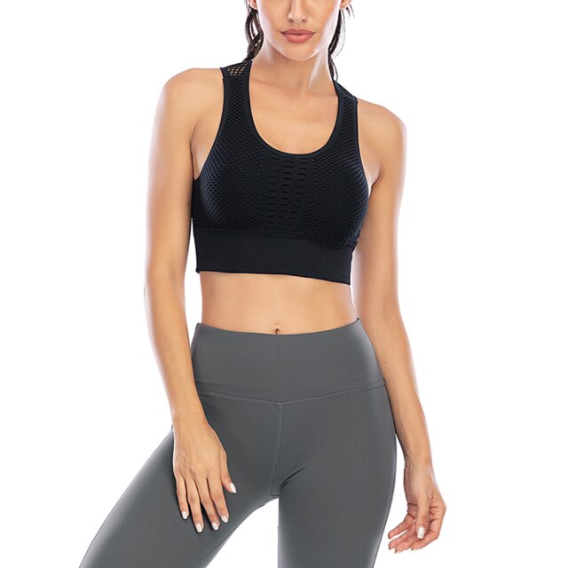C2C LAPA Ladies Yoga Fitness Breathable Sport Bra Shockproof