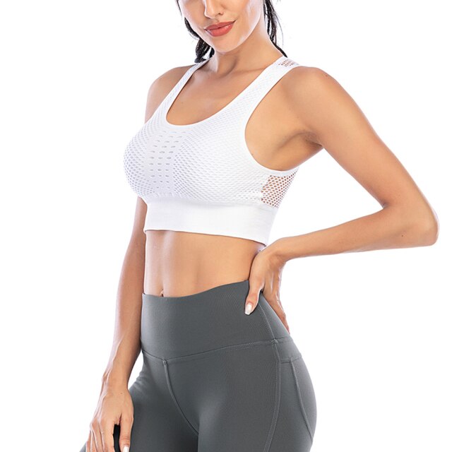 C2C LAPA Ladies Yoga Fitness Breathable Sport Bra Shockproof