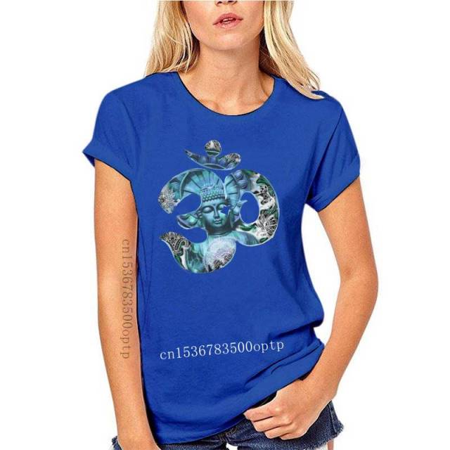 Jade Om Aum Buddha Chakra Meditation Zen Ladies T-Shirt