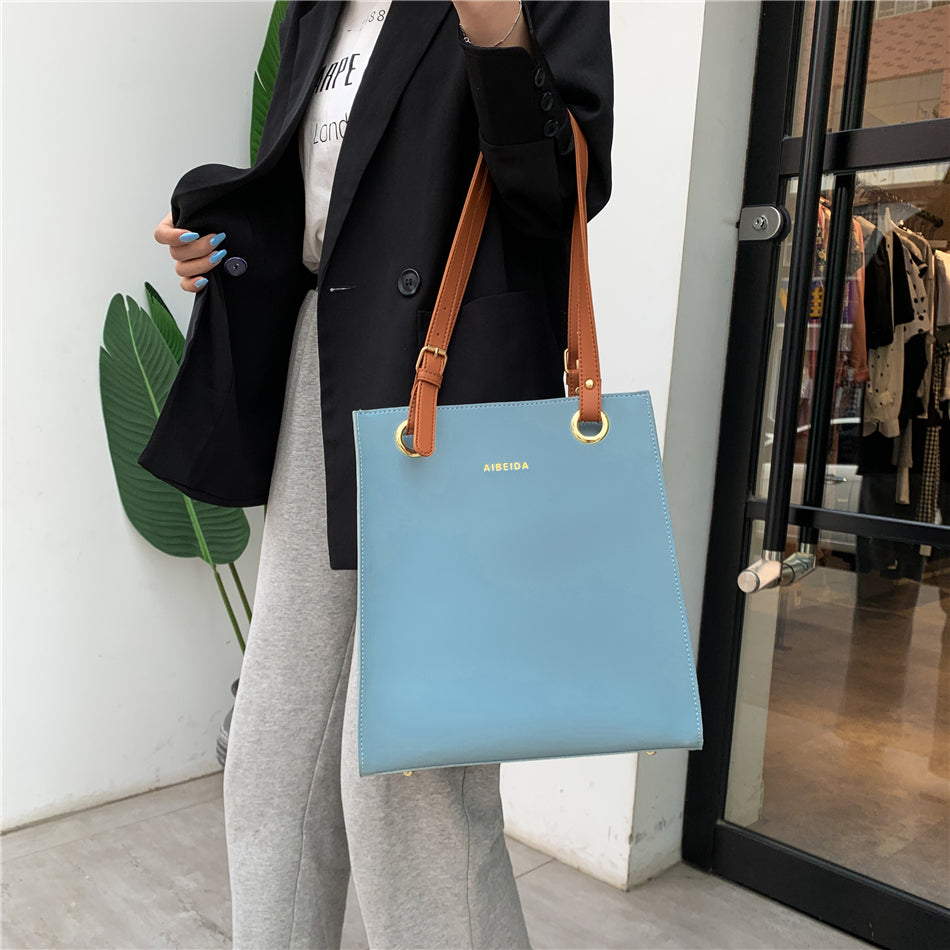 Fashion Designer Tote Luxury Brand Leather Shoulder Bag