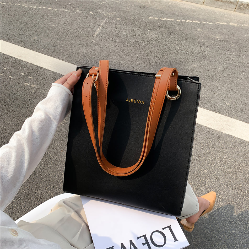 Fashion Designer Tote Luxury Brand Leather Shoulder Bag
