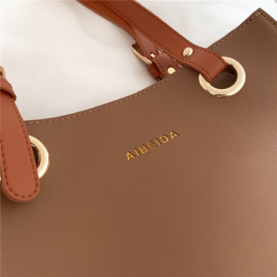 Fashion Designer Tote Luxury Brand Leather Shoulder Bag
