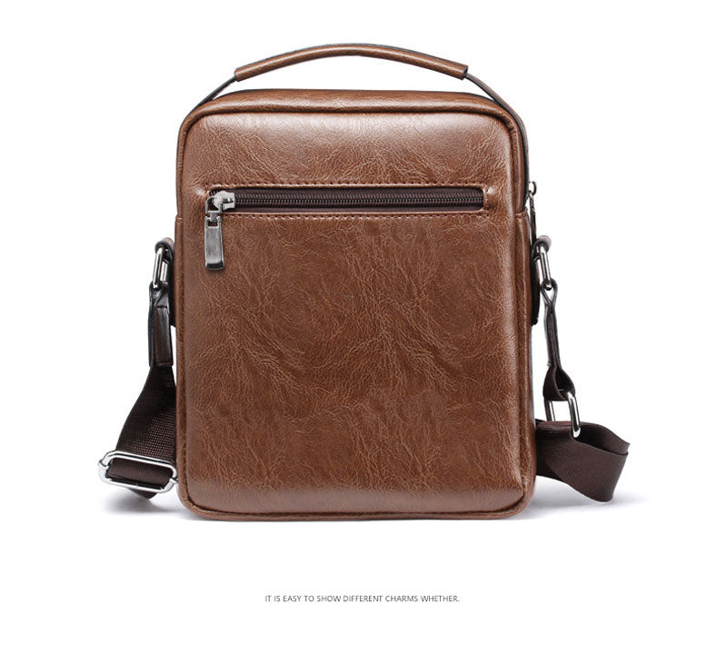 Passionfancy Vintage Crossbody Leather Men Handbag