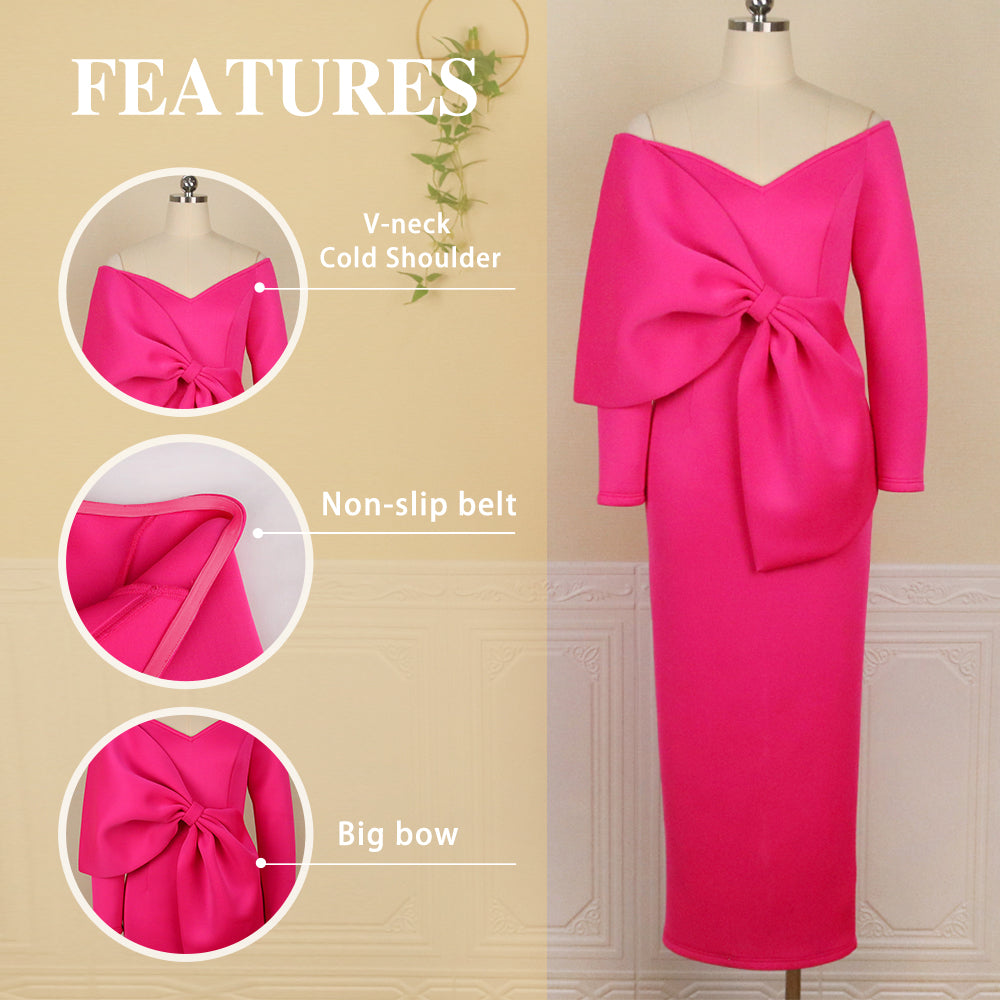 C2C Women Strapless Classy Ladies Evening Occasion Dress