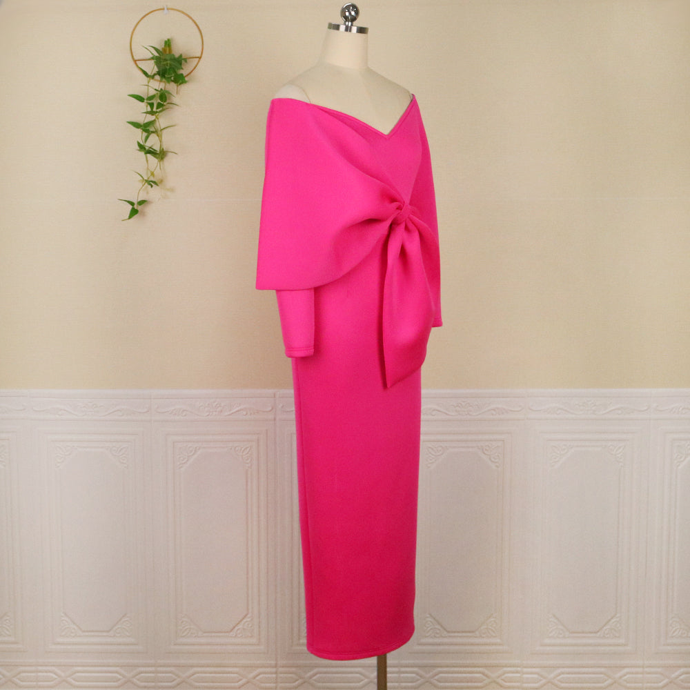 C2C Women Strapless Classy Ladies Evening Occasion Dress