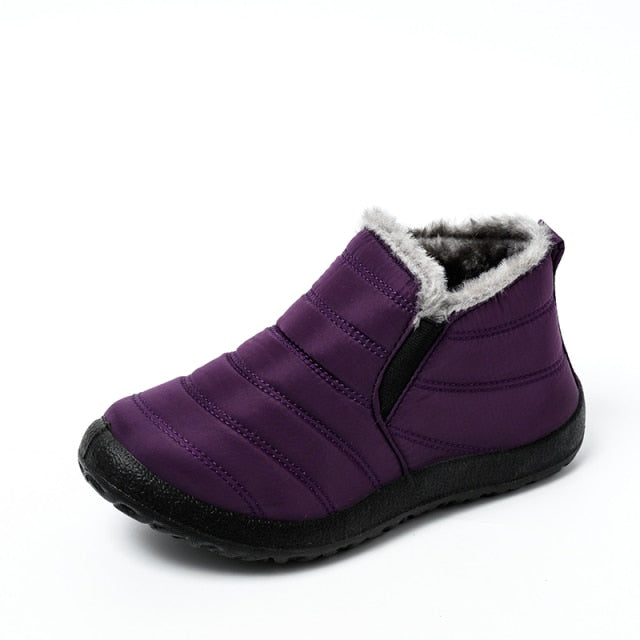 Winter Snow women Waterproof Ankle Boots