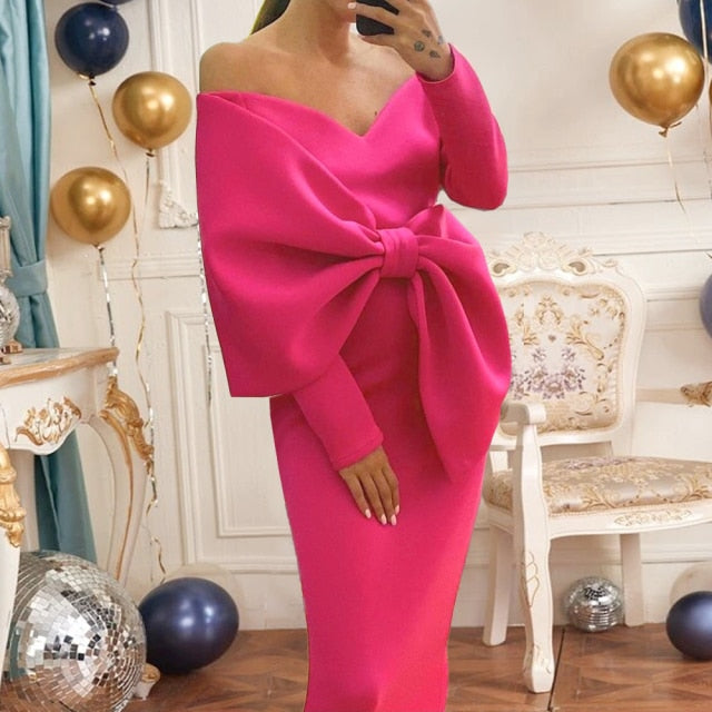 C2C Women Strapless Classy Ladies Evening Occasion Dress