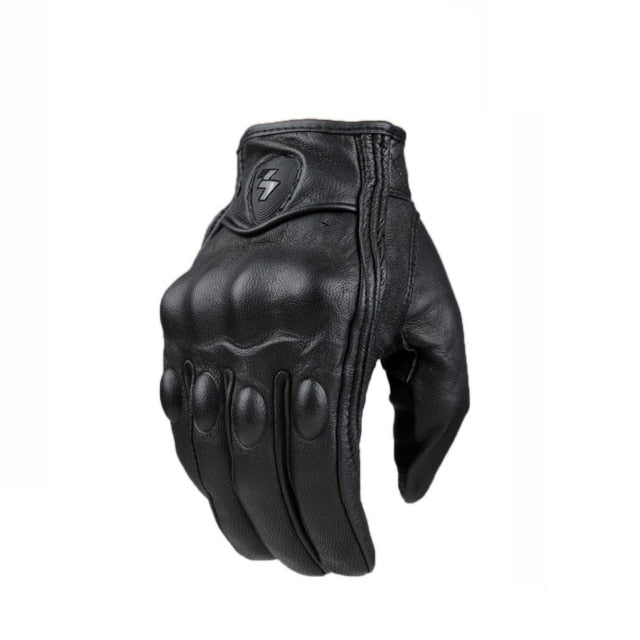 C2C Motorcycle Genuine Leather Racing Team Glove for men