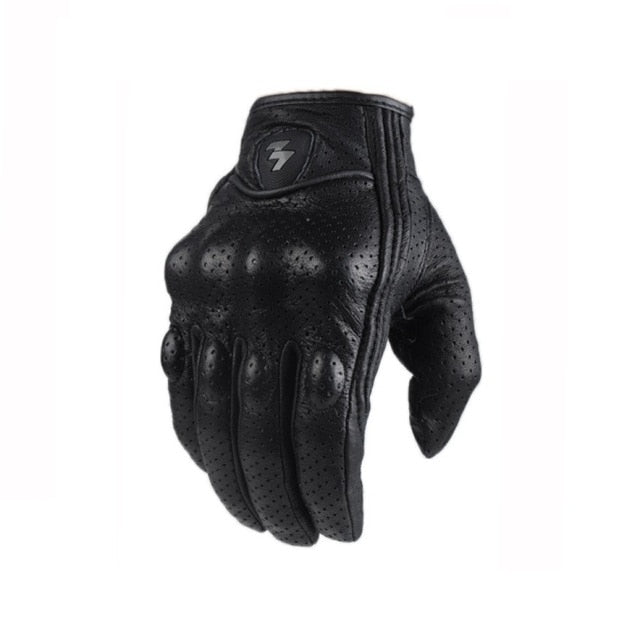 C2C Motorcycle Genuine Leather Racing Team Glove for men