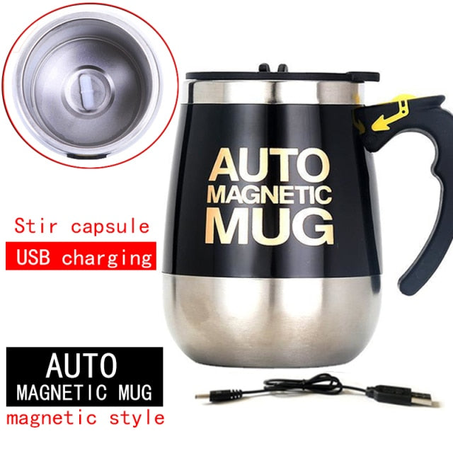C2C Automatic Self Stirring Magnetic Creative Stainless Steel Mixing Cup