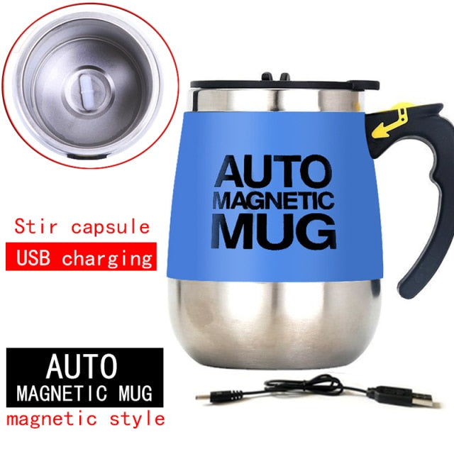C2C Automatic Self Stirring Magnetic Creative Stainless Steel Mixing Cup