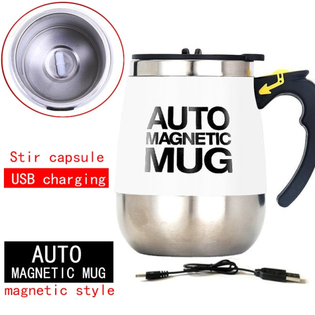 C2C Automatic Self Stirring Magnetic Creative Stainless Steel Mixing Cup