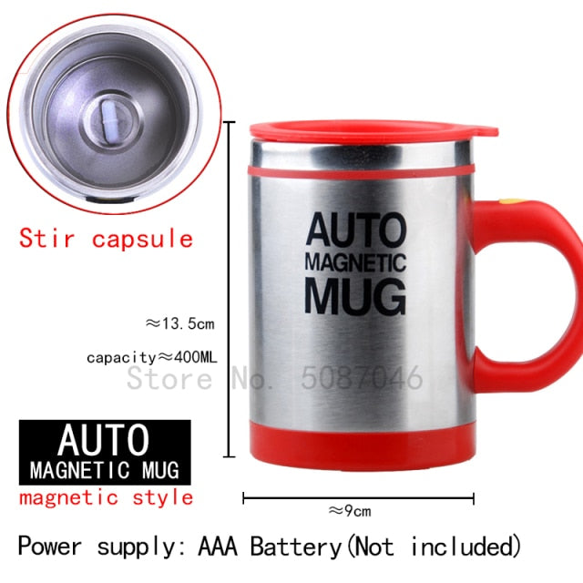 C2C Automatic Self Stirring Magnetic Creative Stainless Steel Mixing Cup