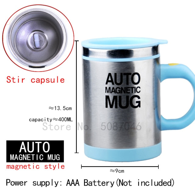 C2C Automatic Self Stirring Magnetic Creative Stainless Steel Mixing Cup