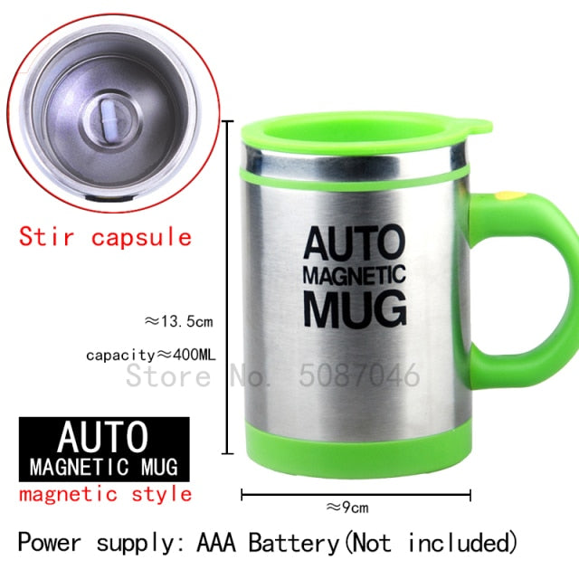 C2C Automatic Self Stirring Magnetic Creative Stainless Steel Mixing Cup
