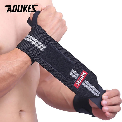 1 Pair Wristband Wrist Support Weight Lifting Gym
