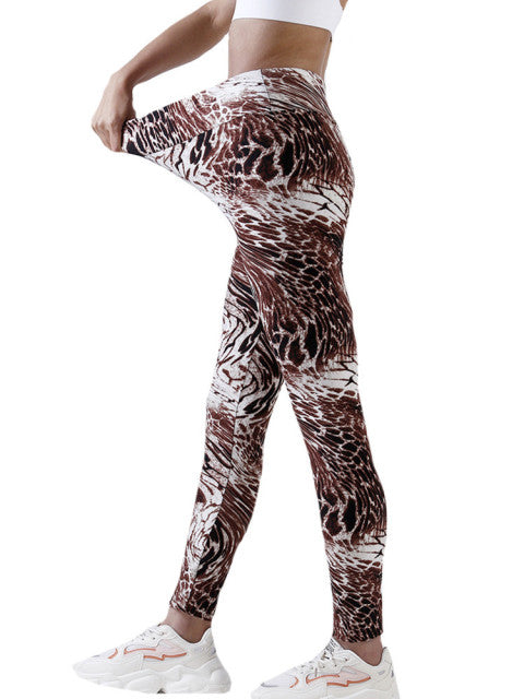 YRRETY Leggings Leopard Women Leopard Print Leggings Spring And Autumn High Elasticity Pant Leggins High Waist Elastic Legging