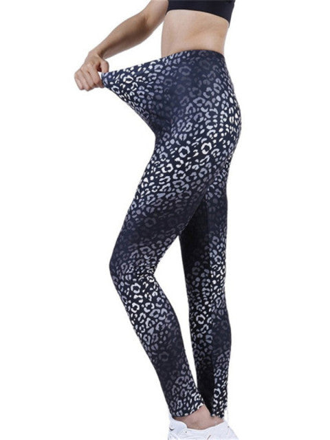 YRRETY Leggings Leopard Women Leopard Print Leggings Spring And Autumn High Elasticity Pant Leggins High Waist Elastic Legging