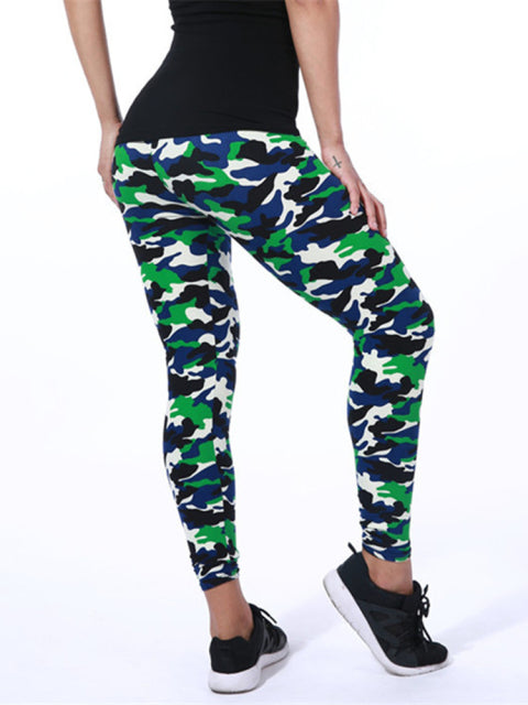 CUHAKCI Women Camouflage Leggings Fitness Military Army Green Leggings Workout Pants Sporter Skinny Adventure Leggins