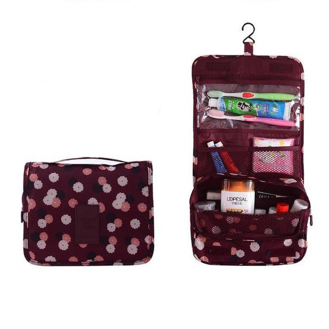 Hook Makeup Bags Women Travel Cosmetic Wash Pouch Waterproof Toiletries Storage Bag Ladies Neceser Make Up Organizer Beauty Bag