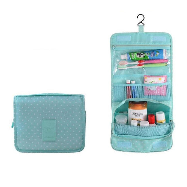 Hook Makeup Bags Women Travel Cosmetic Wash Pouch Waterproof Toiletries Storage Bag Ladies Neceser Make Up Organizer Beauty Bag
