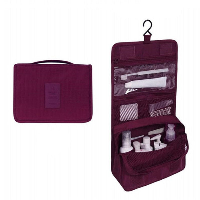 Hook Makeup Bags Women Travel Cosmetic Wash Pouch Waterproof Toiletries Storage Bag Ladies Neceser Make Up Organizer Beauty Bag