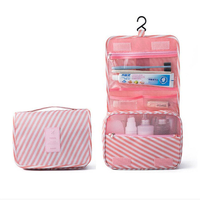 Hook Makeup Bags Women Travel Cosmetic Wash Pouch Waterproof Toiletries Storage Bag Ladies Neceser Make Up Organizer Beauty Bag