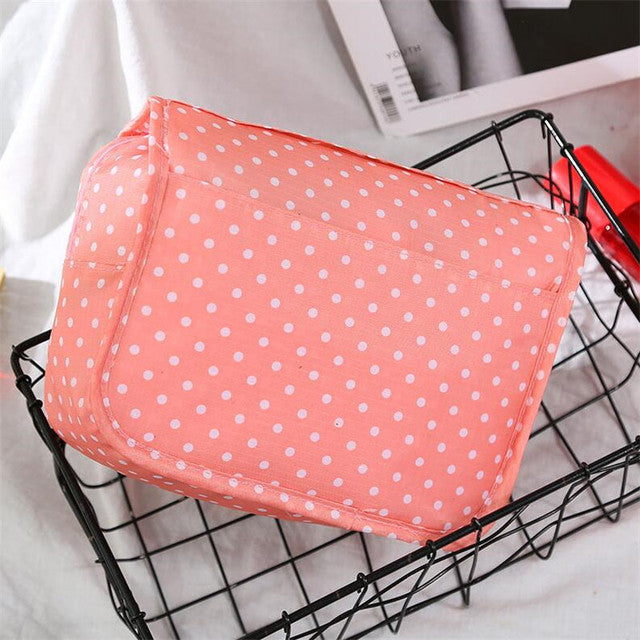 Hook Makeup Bags Women Travel Cosmetic Wash Pouch Waterproof Toiletries Storage Bag Ladies Neceser Make Up Organizer Beauty Bag