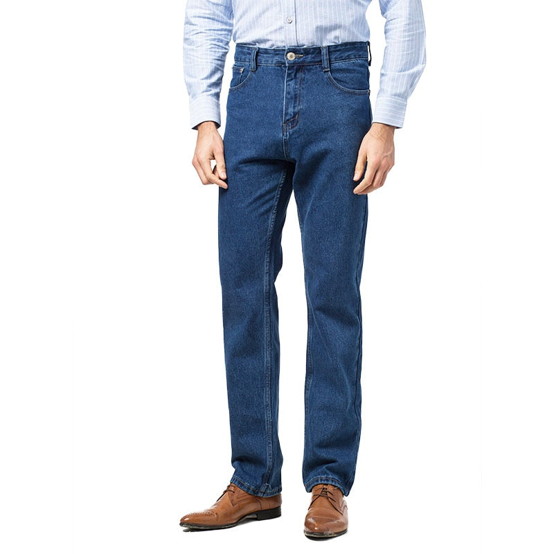 Mens Classic Regular Fit Denim Jeans