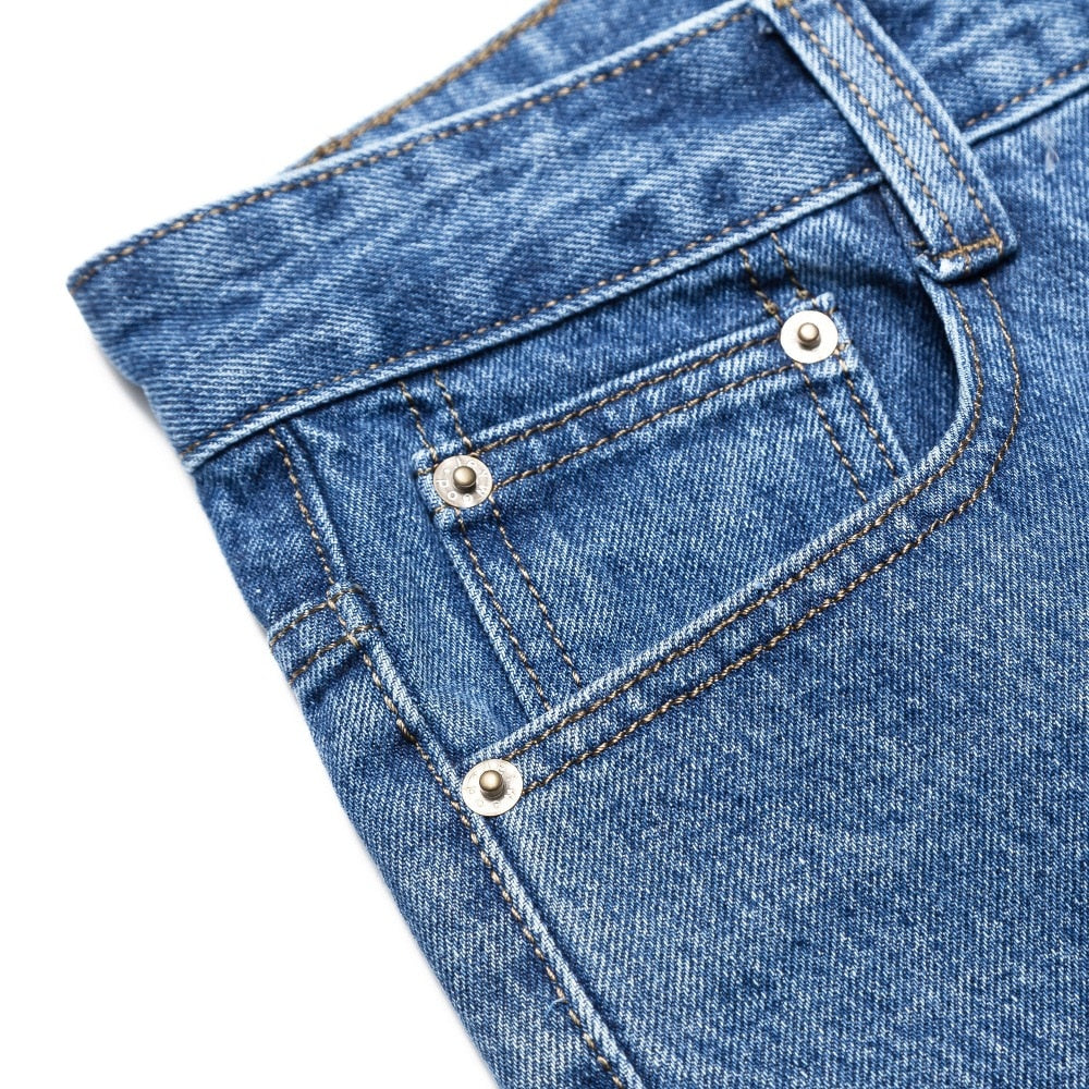 Mens Classic Regular Fit Denim Jeans