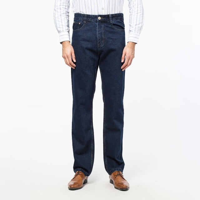 Mens Classic Regular Fit Denim Jeans
